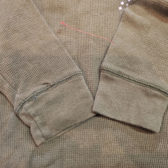 John Deere Women's XL Thermal Graphic Shirt Pink Brown Rhinestone Long Sleeve - Picture 5 of 8